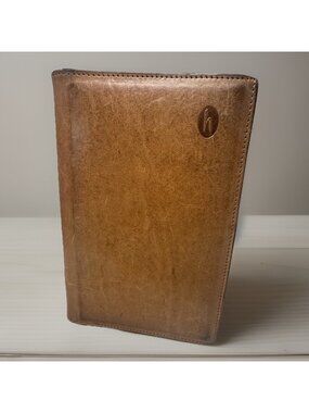 VTG Hartmann Belting Leather Writing Folio Jotter Pad w/original Pad & Pen 8.5x6